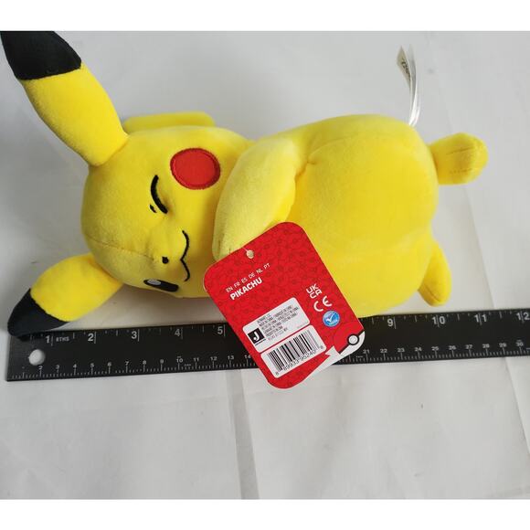 Nintendo Pokemon Pikachu Plush Yellow 9'' Stuffed Animal - Picture 8 of 8